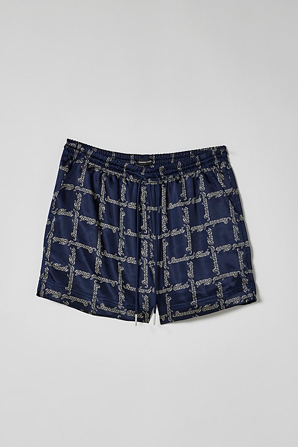 Standard Cloth Cabana Short In Navy, Men's At Urban Outfitters