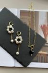 Joey Baby Natasha Black Heart Necklace