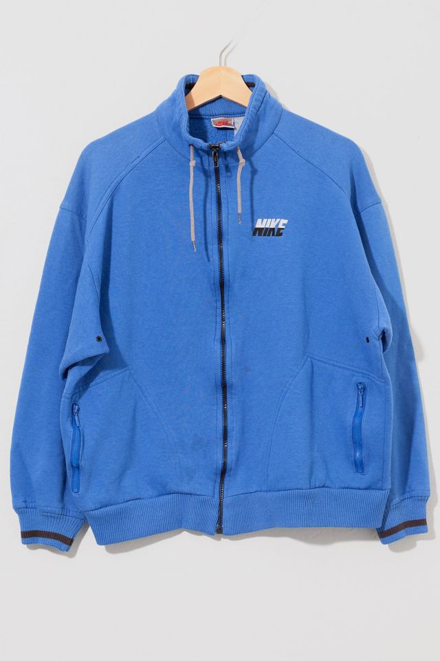 Blue vintage nike discount hoodie