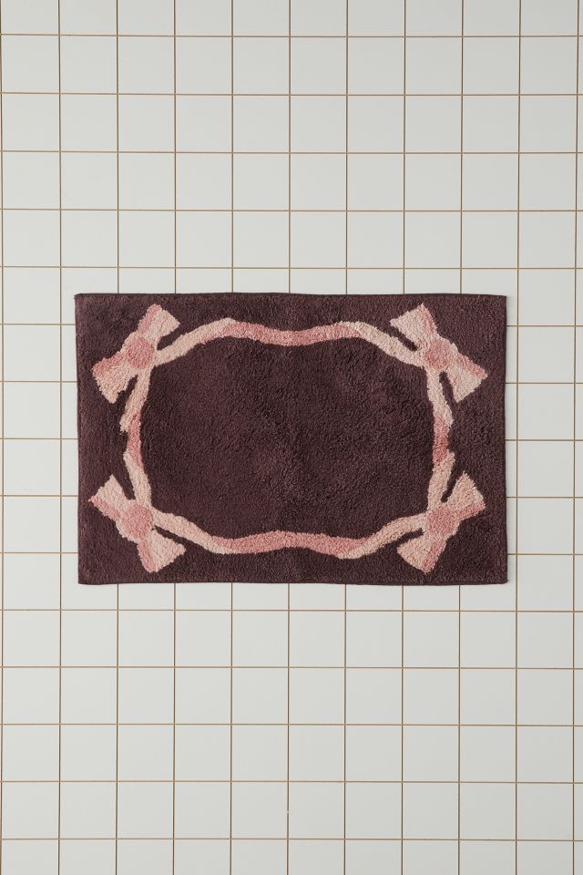 Lacey Bows Tufted Bath Mat #1