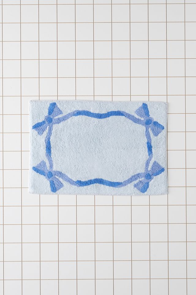 Lacey Bows Bath Mat