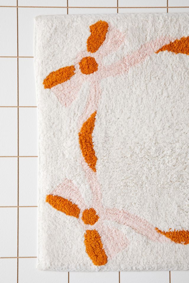 Lacey Bows Tufted Bath Mat #3