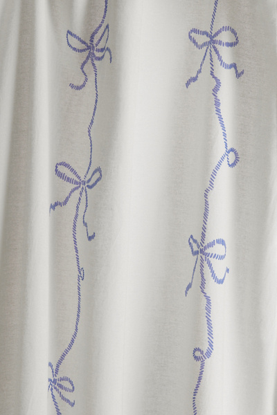 Urban Outfitters Lacey Bows Shower Curtain - Thumbnail 4
