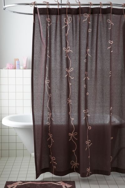 Lacey Bows Shower Curtain