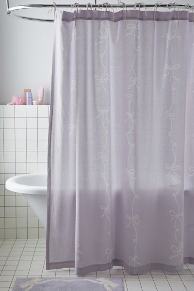 Lacey Bows Shower Curtain