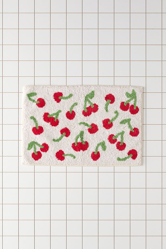 Allover Fruits Bath Mat #1