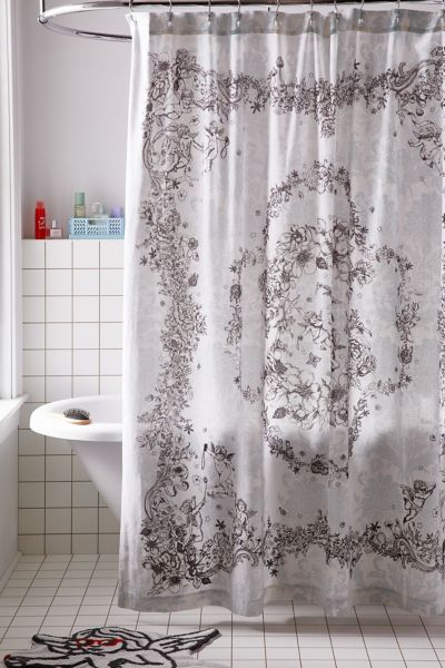 Ornate Cherub Shower Curtain Urban Outfitters