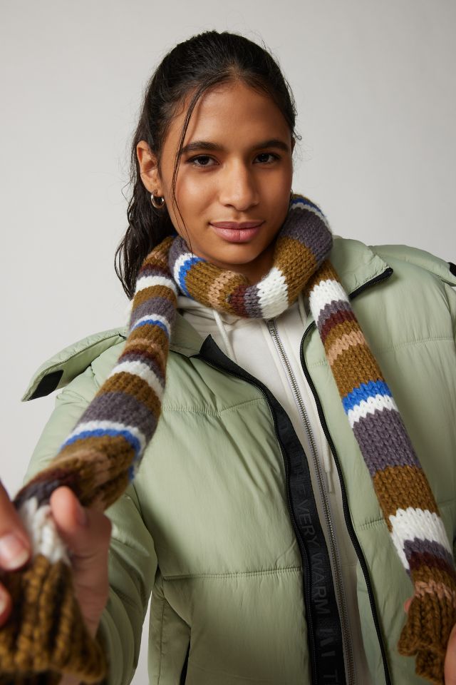 UO Jaxon Striped Skinny Scarf #3