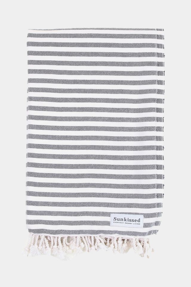 Sunkissed Striped Sand Free Beach Towel #1