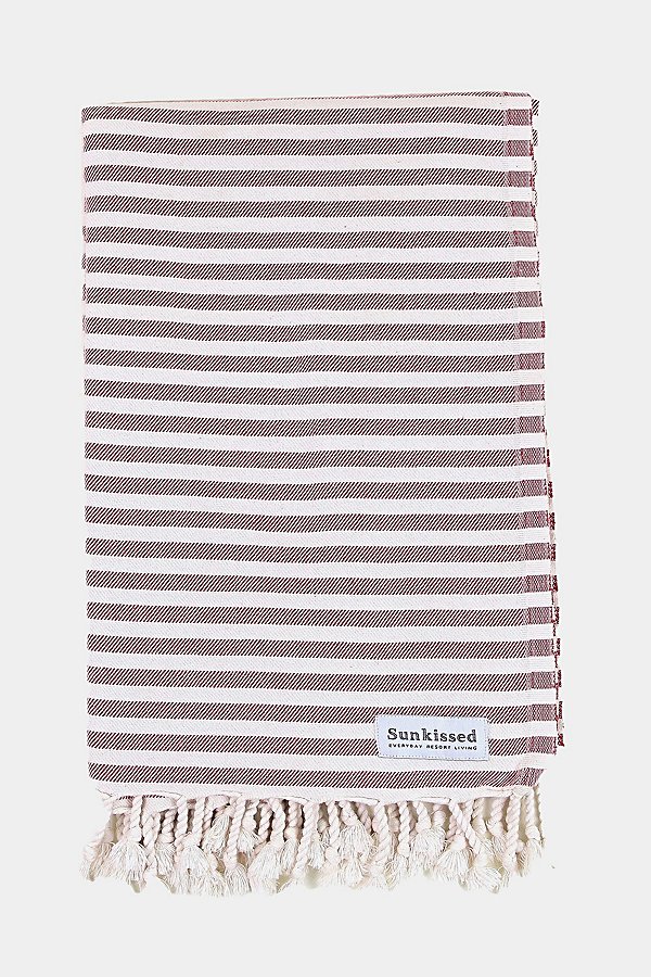 Sunkissed Striped Sand Free Beach Towel