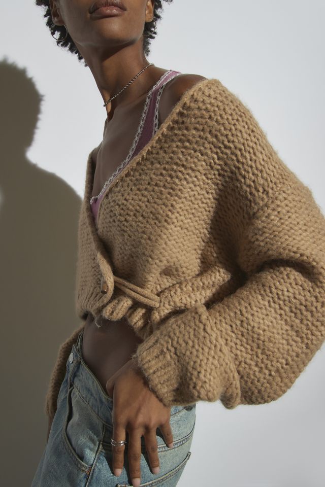 UO Stevie Wrap Cardigan | Urban Outfitters