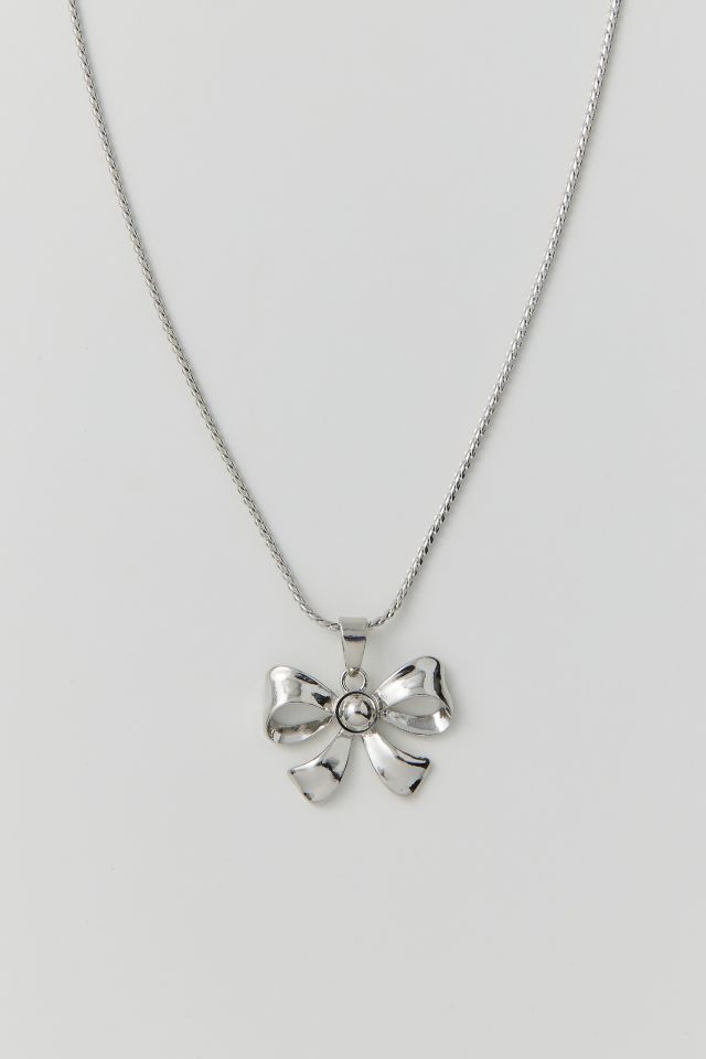 Bow Pendant Necklace #2