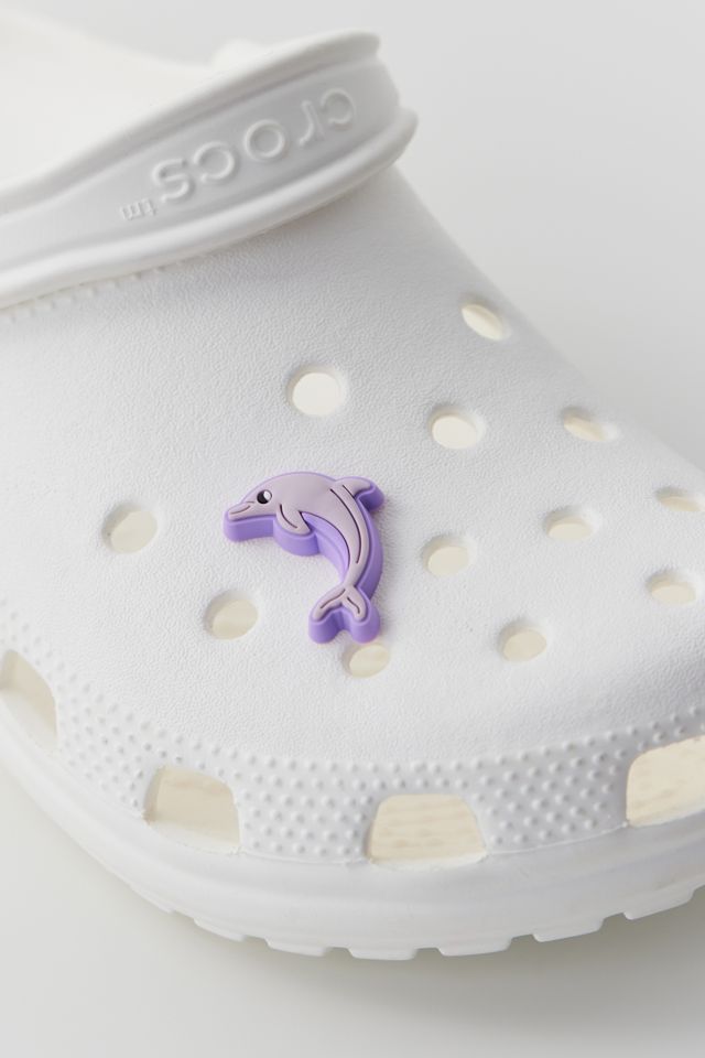 Crocs Jibbitz Purple Dolphin Shoe Charm Urban Outfitters