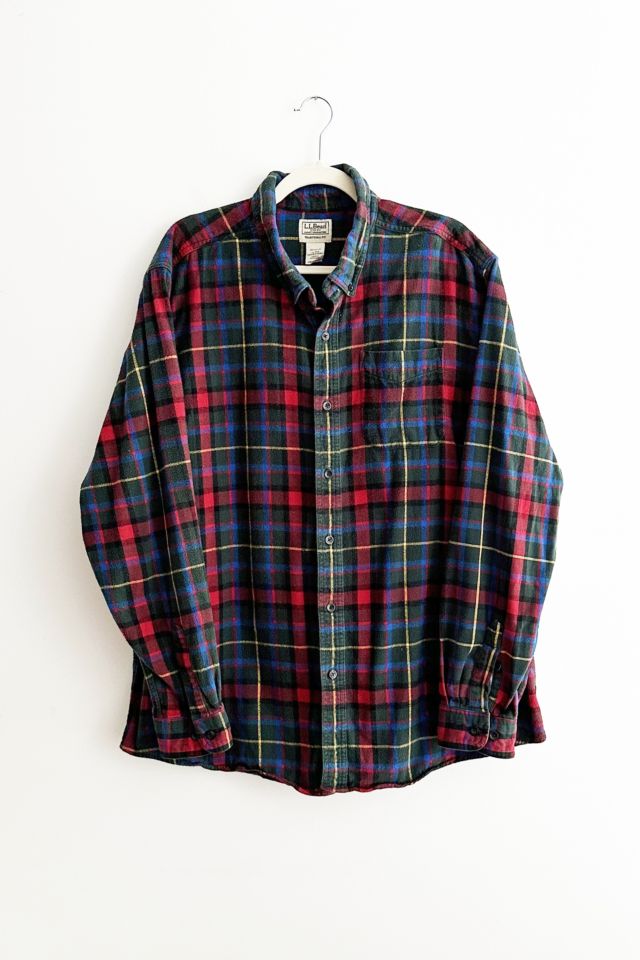 Vintage L.L Bean Plaid Flannel Shirt | Urban Outfitters