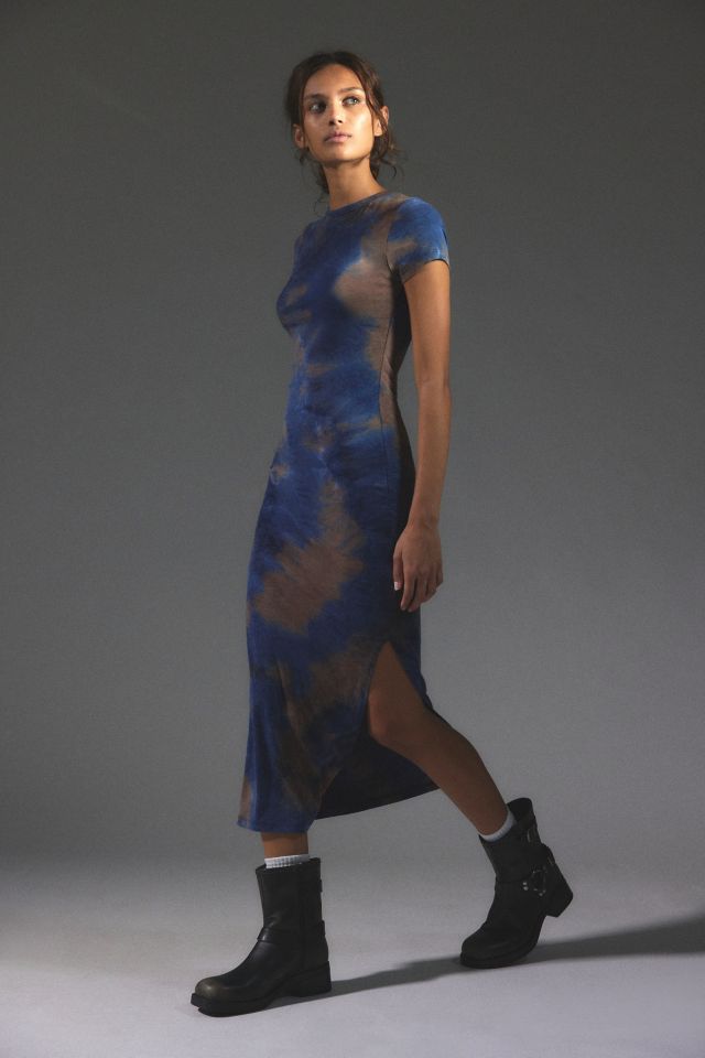 Kiss The Sky Tie-Dye Midi Dress #1