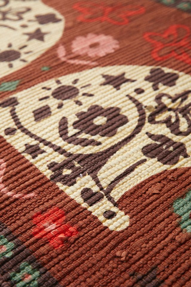 Twin Kitty Printed Rag Rug #2
