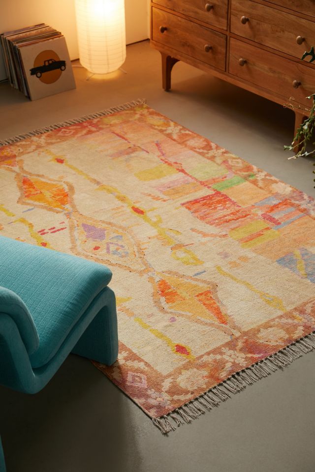 Paxi Chenille Printed Rug Urban Outfitters