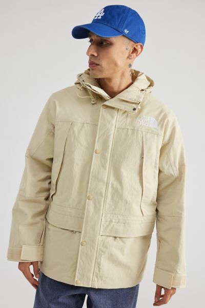 Shop The North Face Mountain Cargo Ripstop Jacket In Ivory, Men's At Urban Outfitters