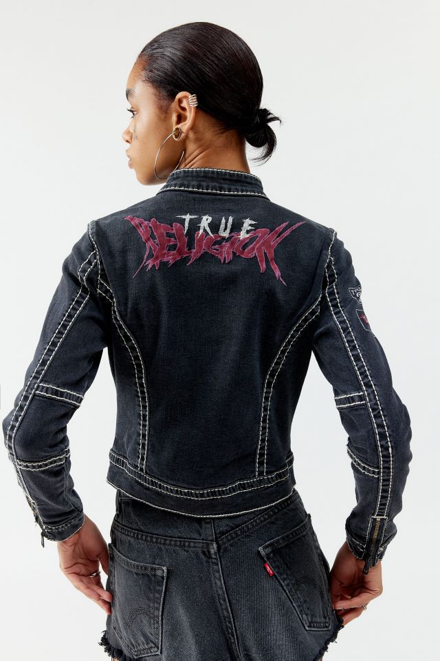 True religion hot sale moto jacket