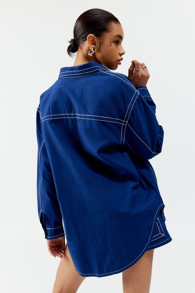 True Religion Big T Logo Shirt Jacket #2