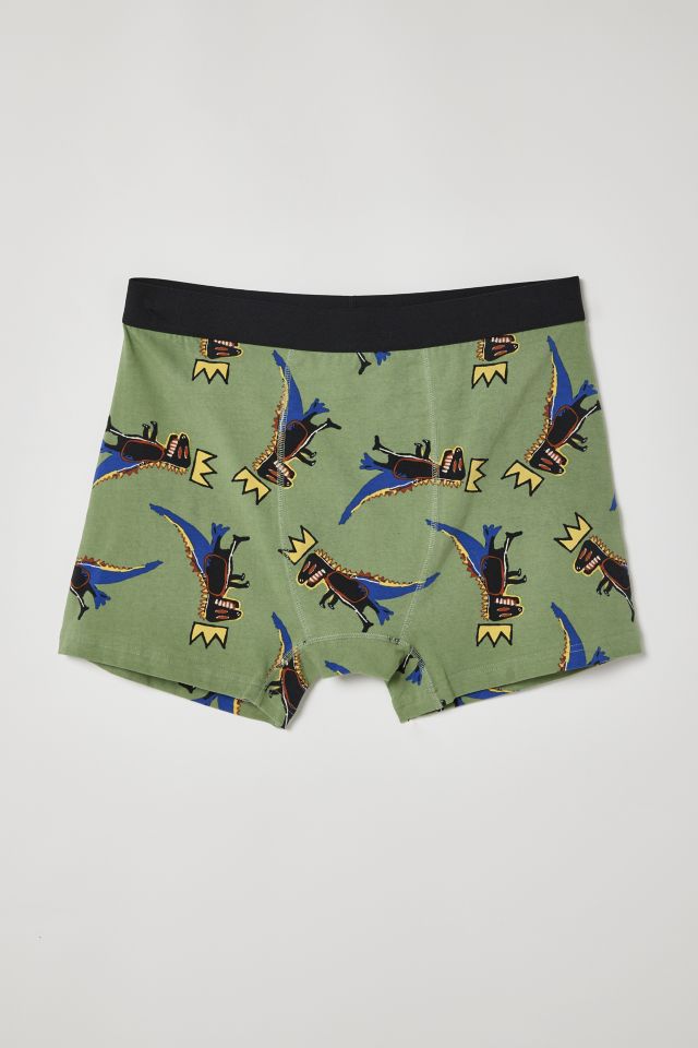 Basquiat Tossed Dino Boxer Brief