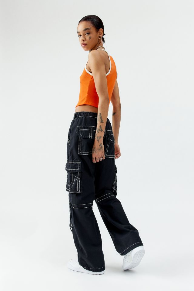 Mid-Rise Cargo Pants