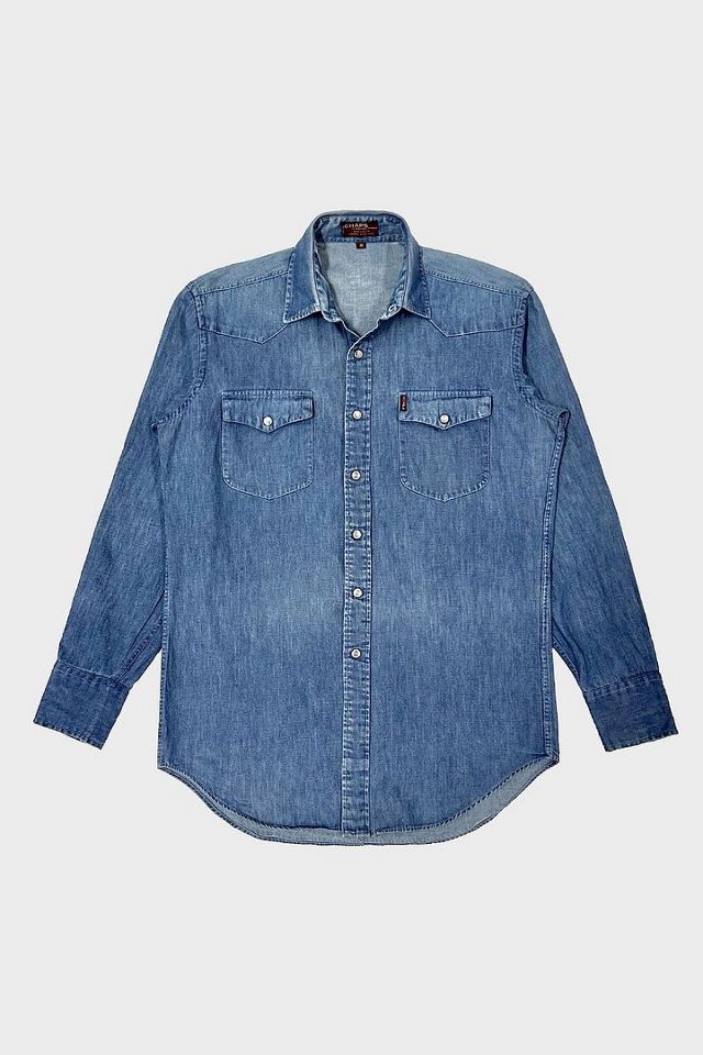 white christmas dresses Chaps Mens Coastland Chambray Button Down Long Sleeve Shirt – ShopCGX main image 1