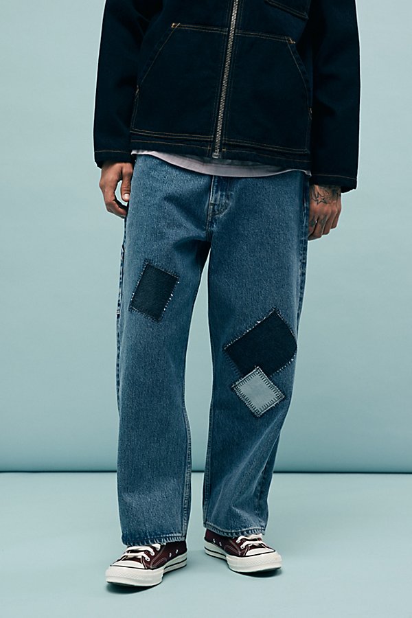 Shop Levi's Skate Patch Cropped Carpenter Jean In Vintage Denim Medium, Men's At Urban Outfitters