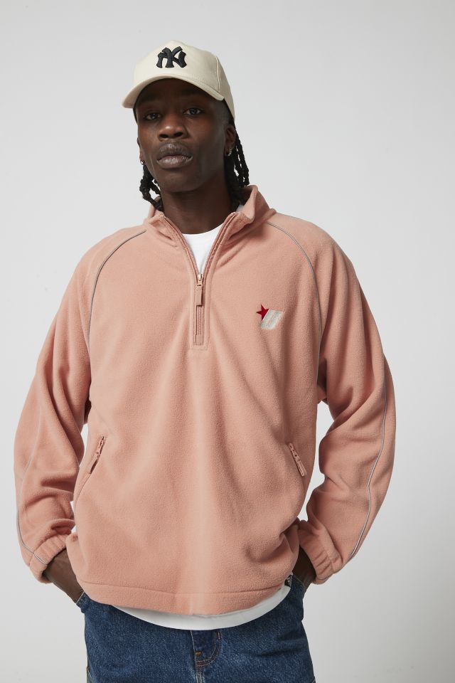 Half zip hot sale hoodie