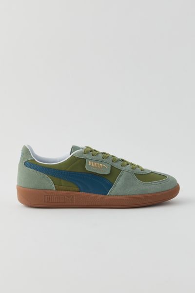 PUMA PALERMO OG SNEAKER IN OLIVE GREEN/EUCALYPTUS OCEAN, MEN'S AT URBAN OUTFITTERS