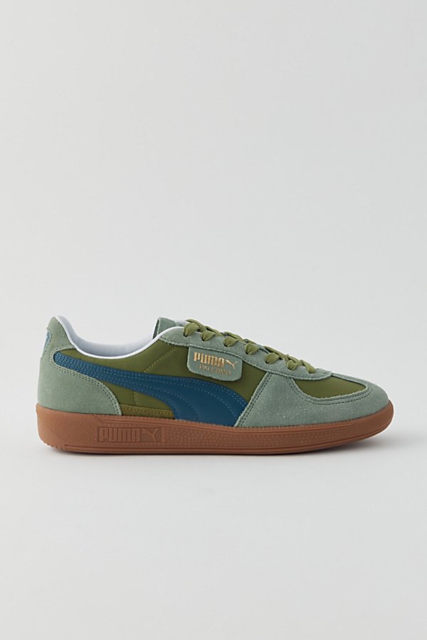 PUMA PALERMO OG SNEAKER IN OLIVE GREEN/EUCALYPTUS OCEAN, MEN'S AT URBAN OUTFITTERS