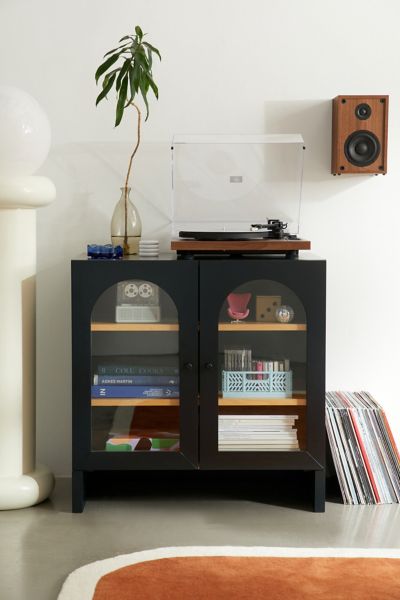 Urban Outfitters Mason Storage Console In Black At