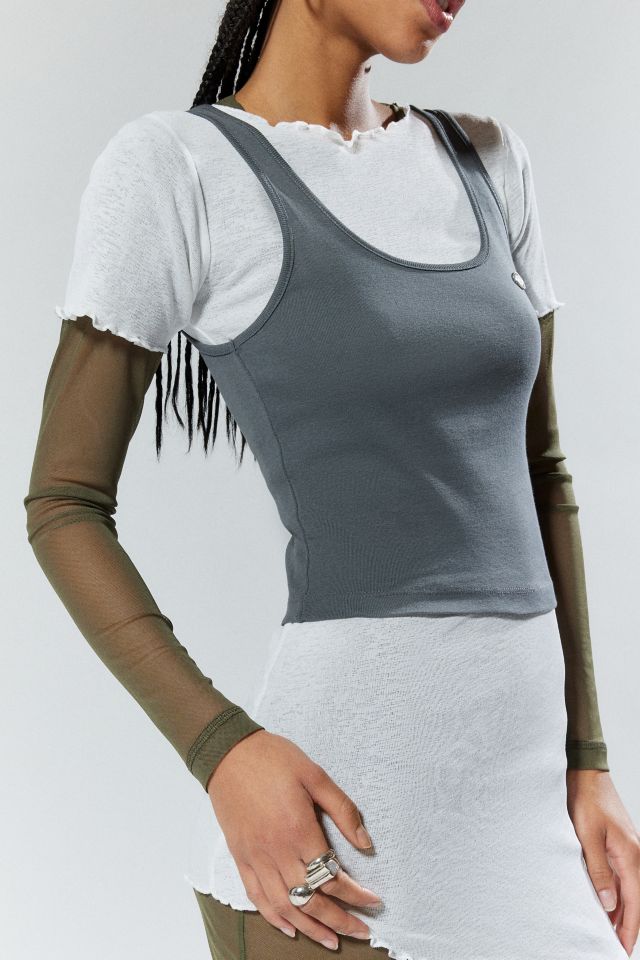 Basic Pleasure Mode Armour Layered Long Sleeve Top #2