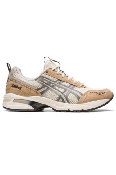 Asics Gel-1090v2 Sportstyle Sneakers In Cream/clay Grey At Urban Outfitters In Cream/clay Grey