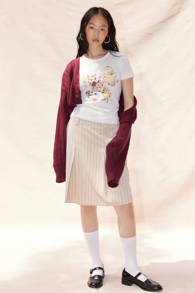 Deer & Duck Graphic Baby Tee | Urban Outfitters Canada