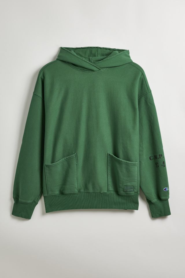 Urban outfitters best sale green champion hoodie