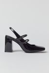 UO Lyla Square Toe Slingback Heel
