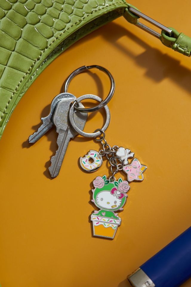 Hello Kitty Keyring with Hello Kitty Charm