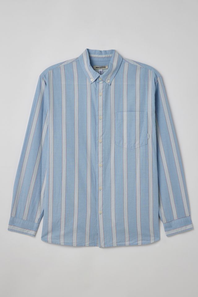 UO Corey Wide Stripe Oversized Dress Shirt | Urban Outfitters