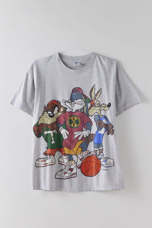 Vintage 1993 Looney Tunes Bugs Bunny Basketball T-Shirt