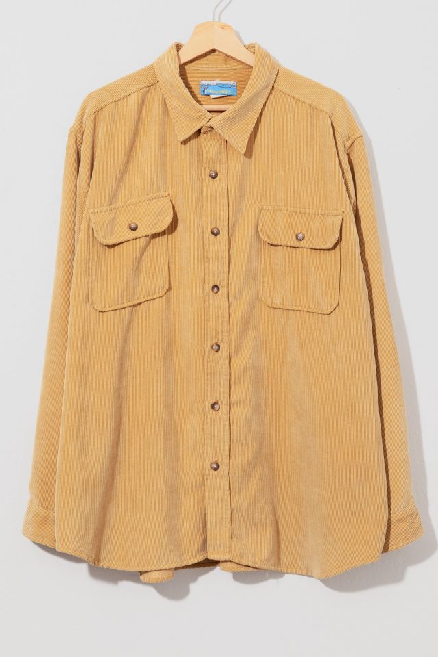 Corduroy Long-Sleeve Work Shirt