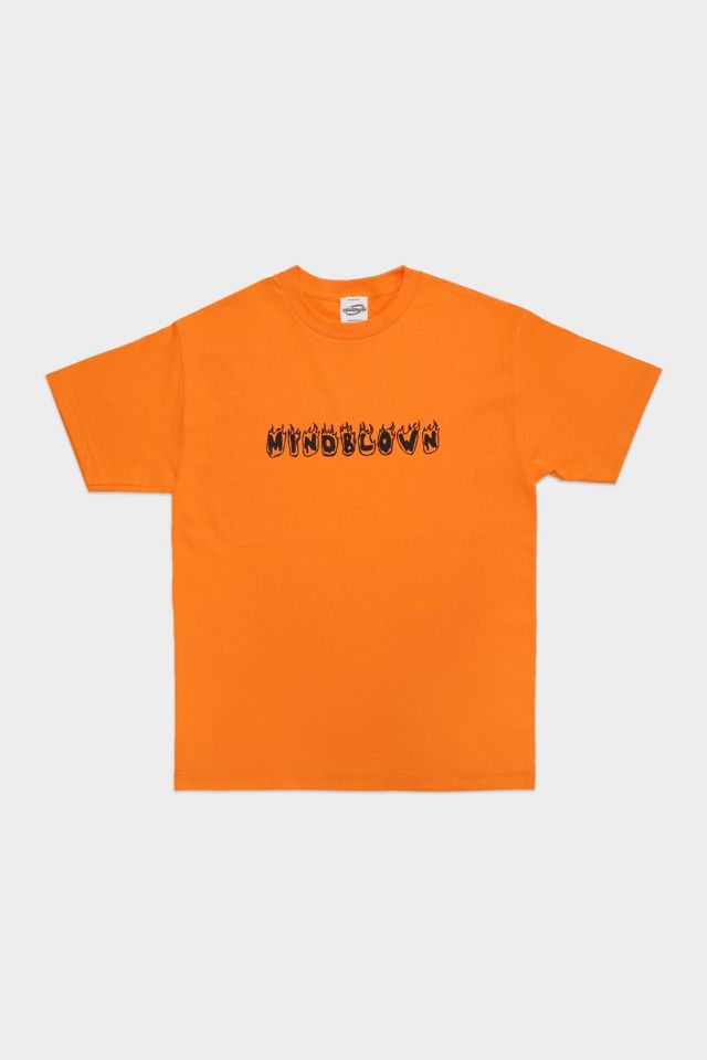 Mindblown Orange Flame Tee | Urban Outfitters