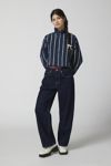 Urban Renewal Remade Ruffle Collar Cropped Long Sleeve Shirt
