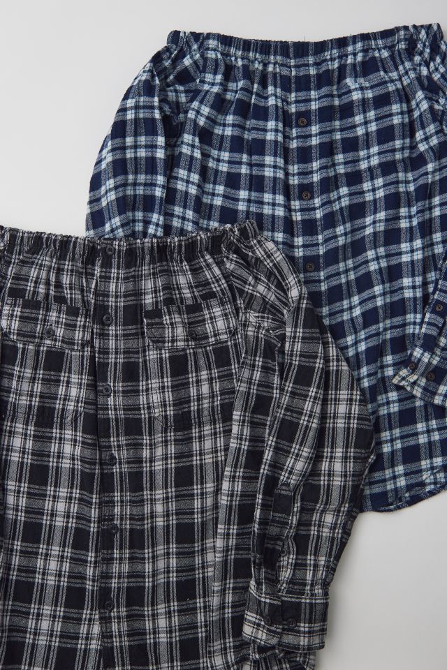 Urban Renewal Remade Off-The-Shoulder Flannel Tunic #1