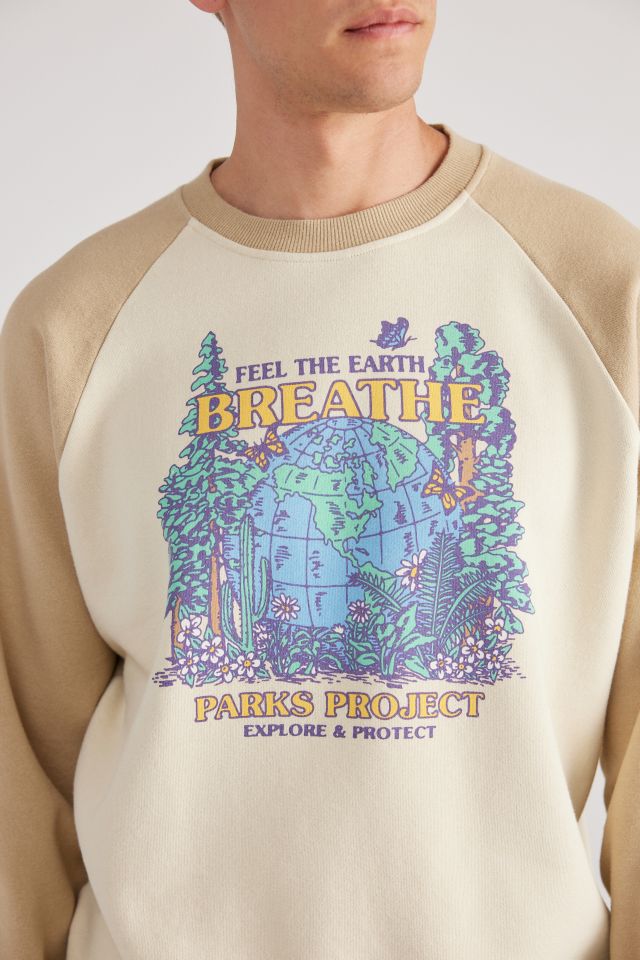 Chandail à col rond Parks Project Feel The Earth Breathe #4