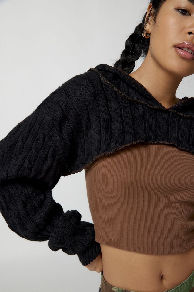 Cropped Sweaters, Black & Cropped Knitted Sweaters