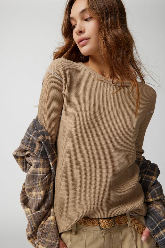 T-shirt thermique à manches longues Urban Renewal Remade teint #2