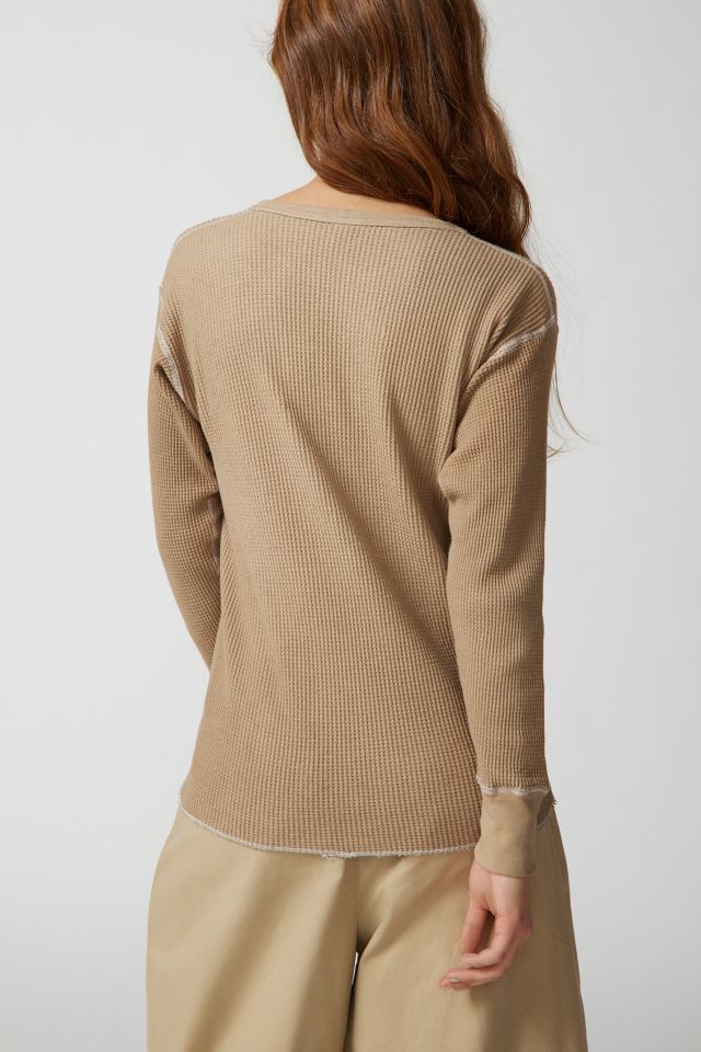 T-shirt thermique à manches longues Urban Renewal Remade teint #3