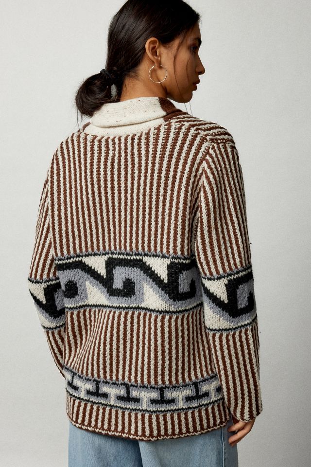 BDG Tate Printed Zip-Up Cardigan #1