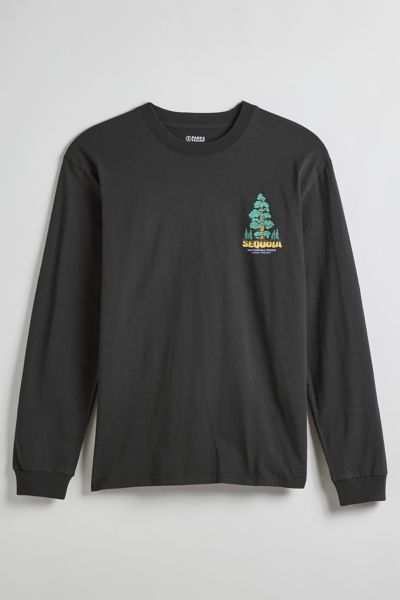 Shop Parks Project Sequoia National Park Long Sleeve Tee In Vintage Black, Men's At Urban Outfitters